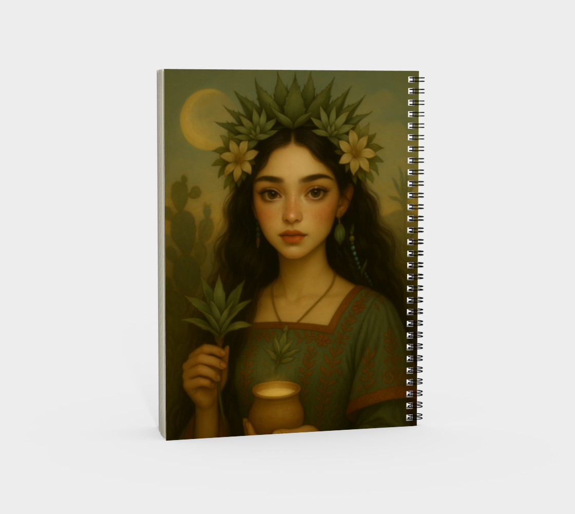 Xochiquetzal & Mayahuel Spiral Notebook