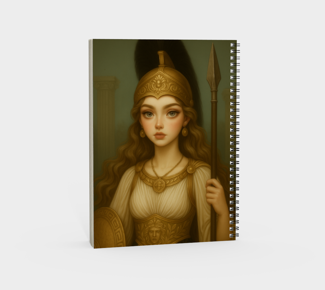 Artemis & Athena Spiral Notebook