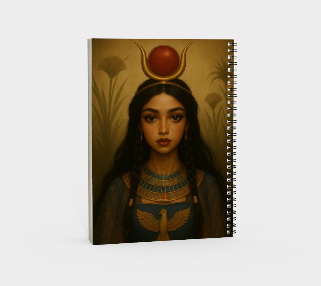 Nephthys & Isis Spiral Notebook