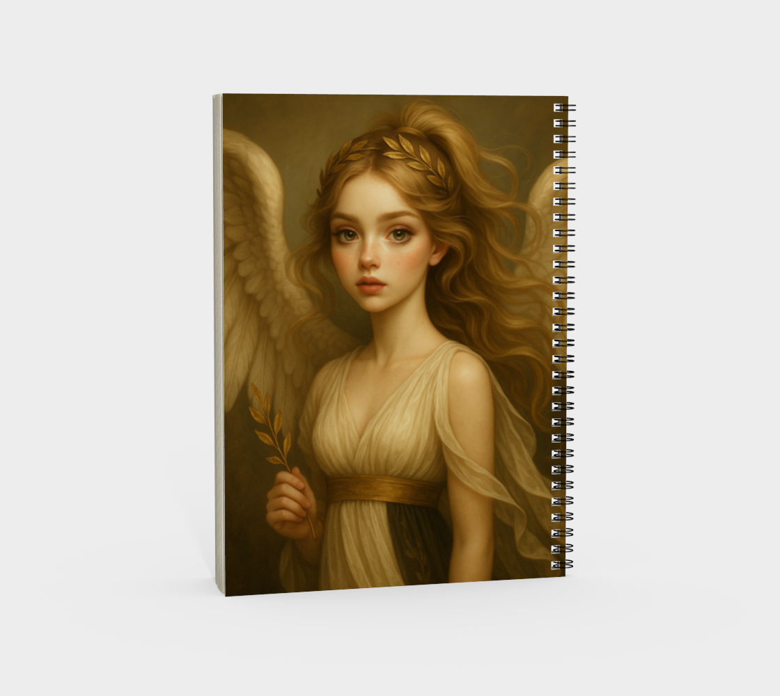 Aphrodite & Nike Spiral Notebook