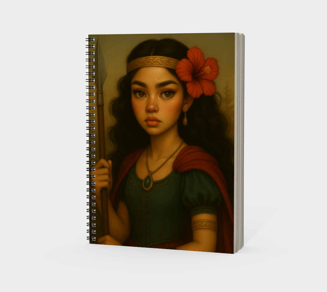 Hiʻiaka & Pele Spiral Notebook