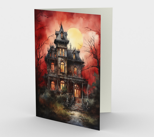 Haunted House Card (3-Pack)
