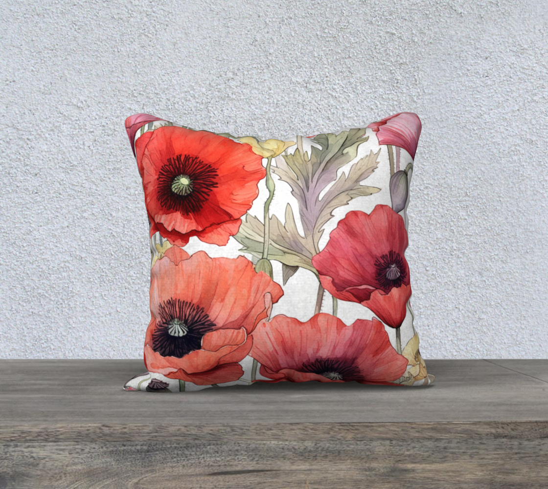 Poppy store throw pillows