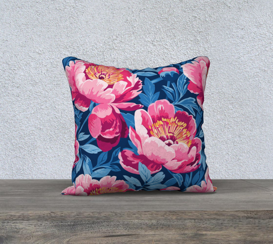 Peony Dreams 18" Pillow Cover