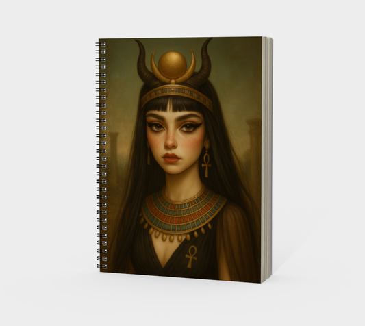 Nephthys & Isis Spiral Notebook