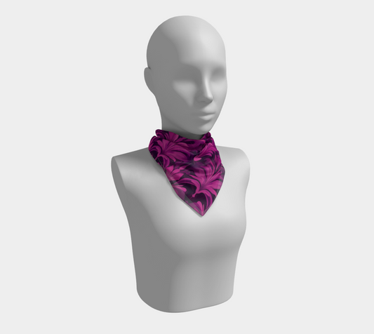 Purple Palma Square Scarf