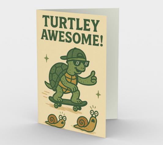 Turtley Awesome! Stationery Cards (3-Pack)