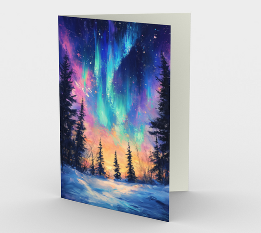 Northern Lights Stationery Cards (3-Pack)