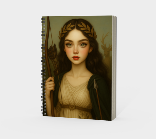 Artemis & Athena Spiral Notebook