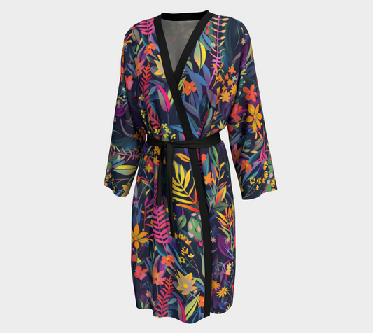 Garden Afterglow Peignoir Robe