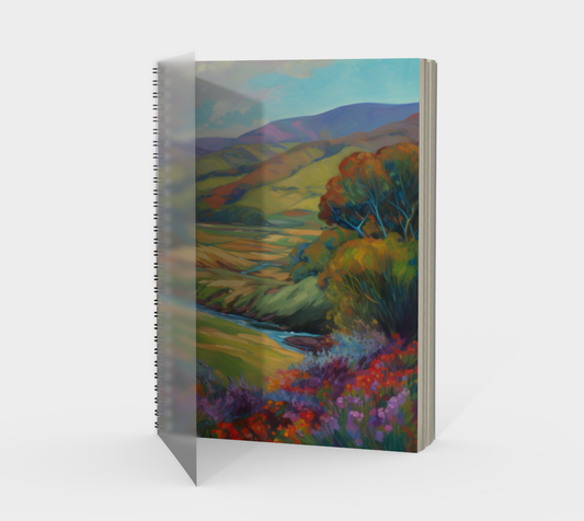 Rolling Hills Valley Spiral Notebook