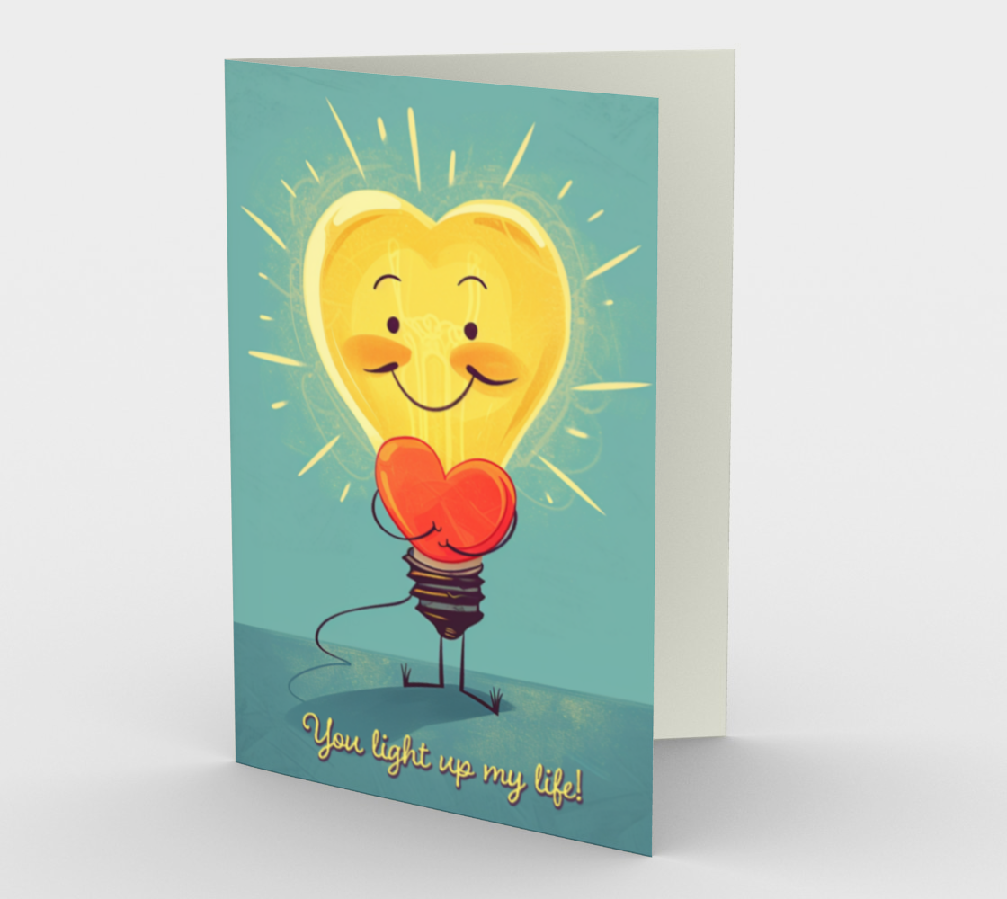 Light Up My Life Valentine Cards (3-pack)